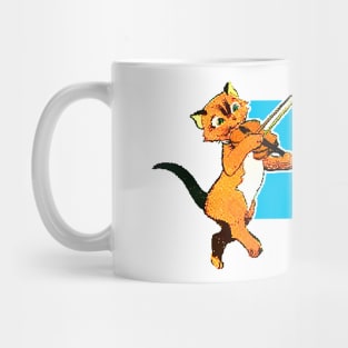 Dancing with violins in the feline world Mug